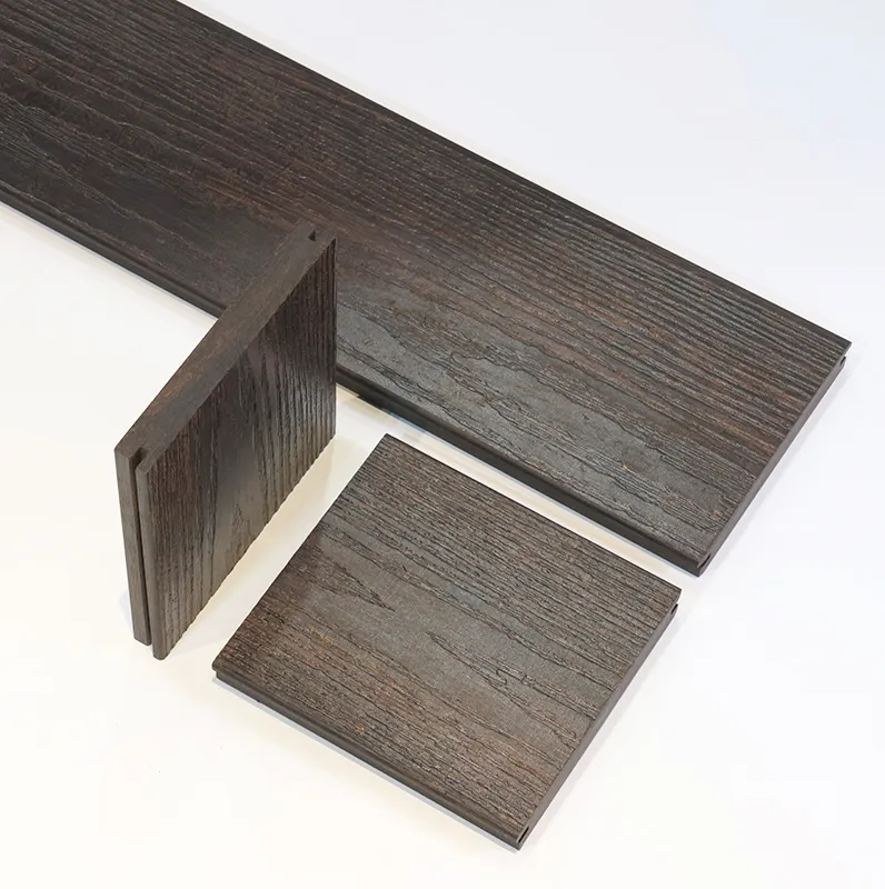 Wood Grain Outdoor Strand Woven Bamboo Decking