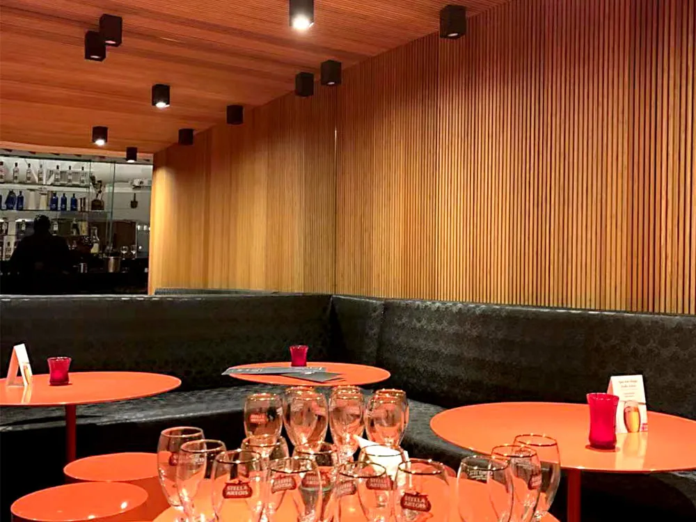 Bamboo Wall Panel Decoration from Brazil Customer